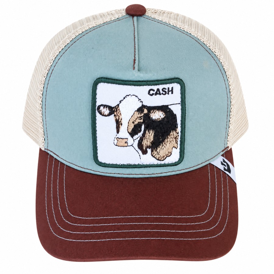Cash • Sage & brown cow trucker