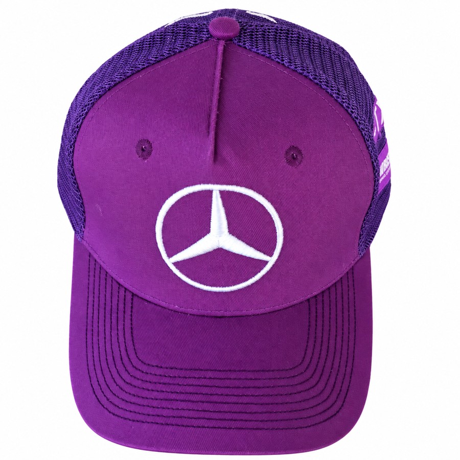 Mercedes AMG Petronas • Purple adjustable trucker