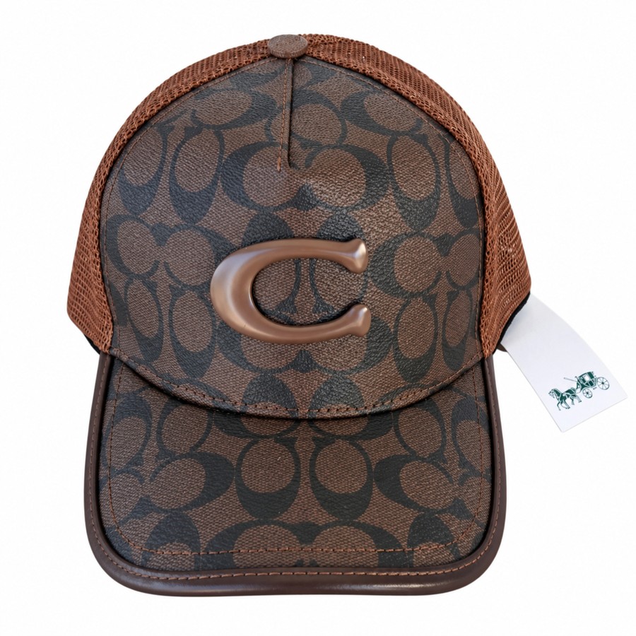 Dark brown • C-monogram trucker