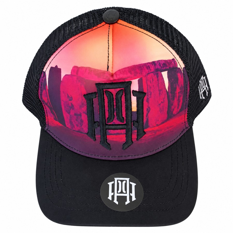 Black • Stonehenge graphic trucker