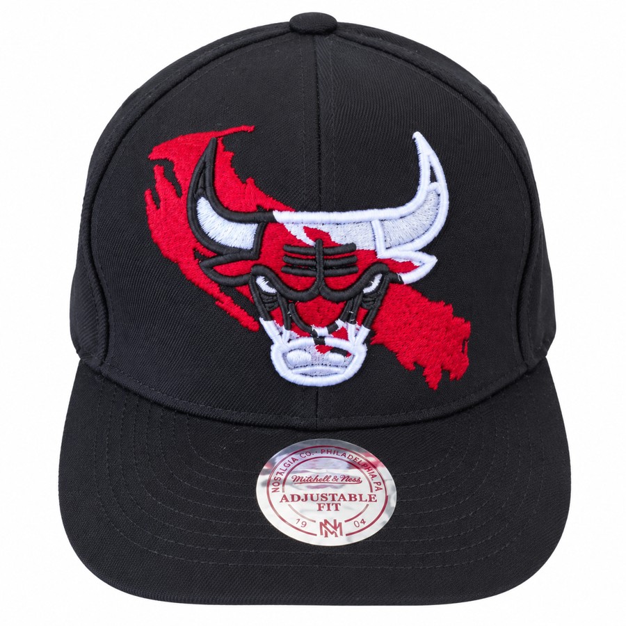 Chicago Bulls • Black brushstroke adjustable