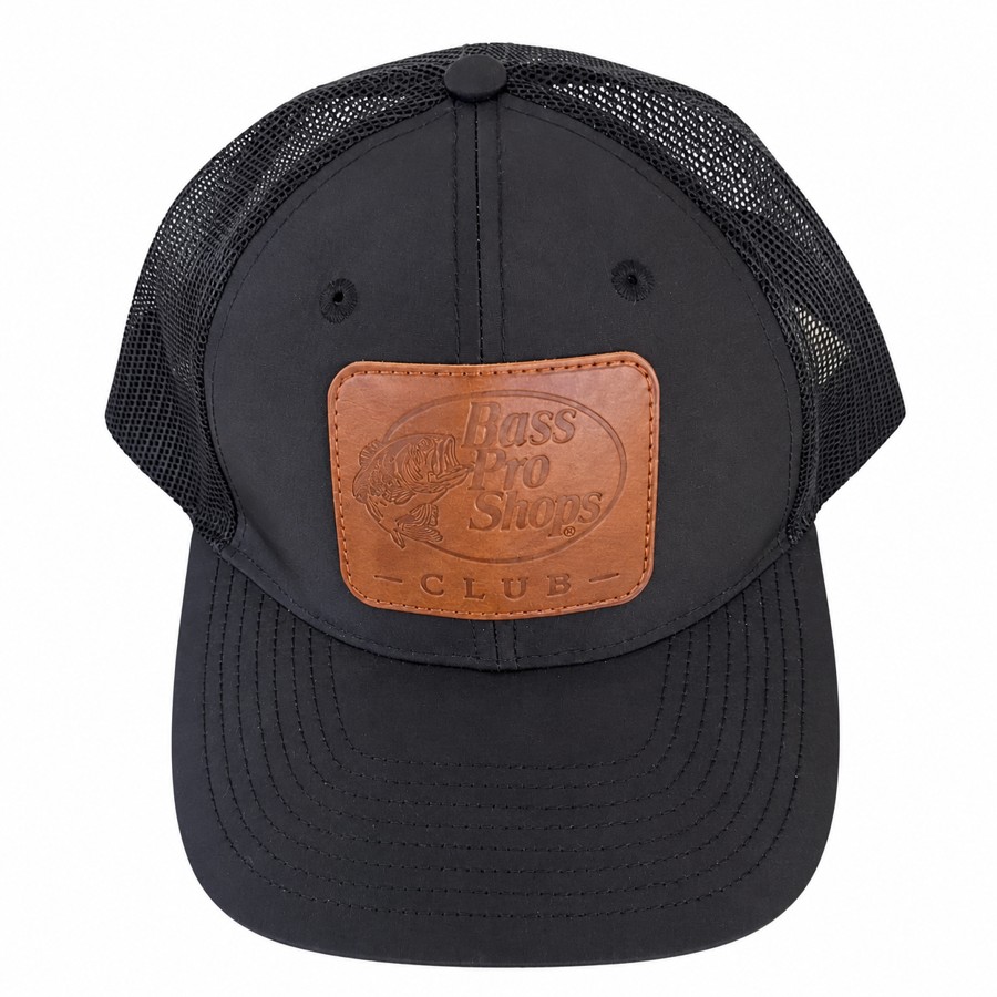 Bass Pro Shops • Black patch trucker