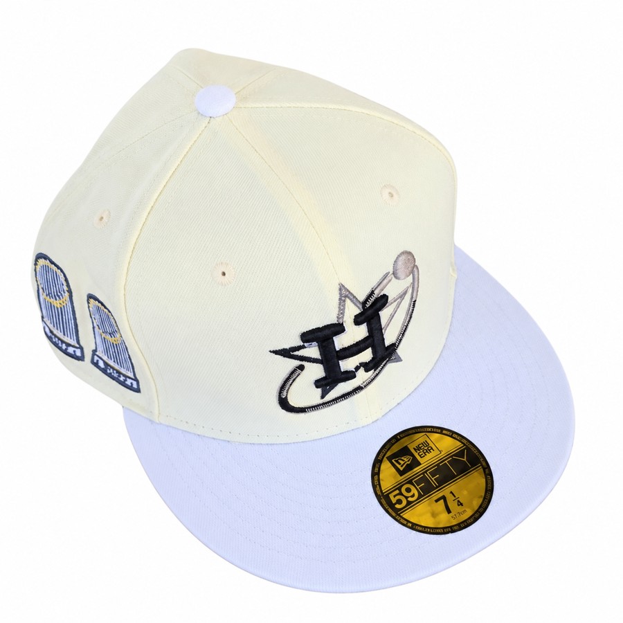 Houston • Cream & white fitted